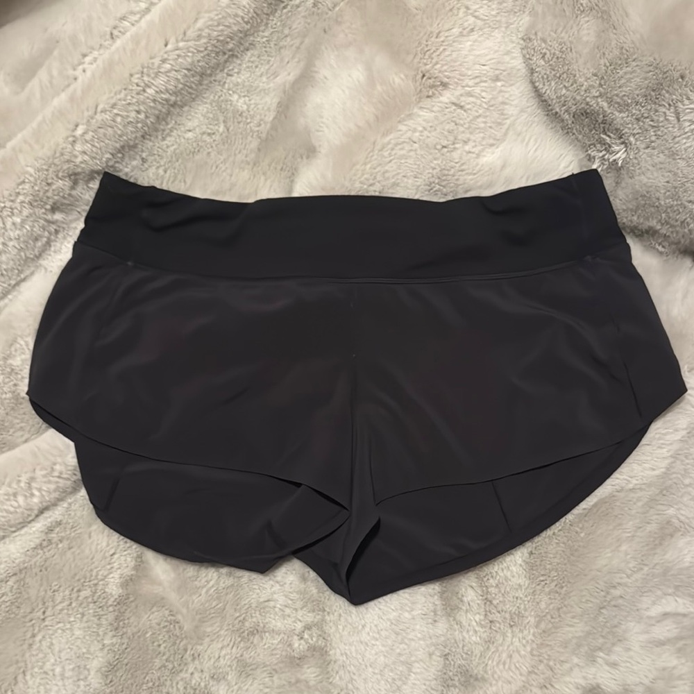 COPY - Women's Lululemon Speed Up Low-Rise Lined Short 2.5" Black Athletic Shor…